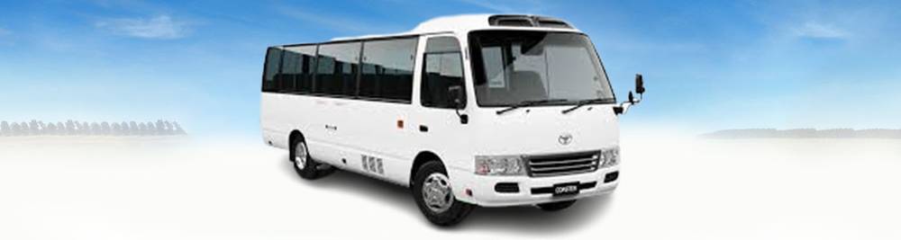 Toyota Mini Coach on Rent in Jaipur for Group Tours